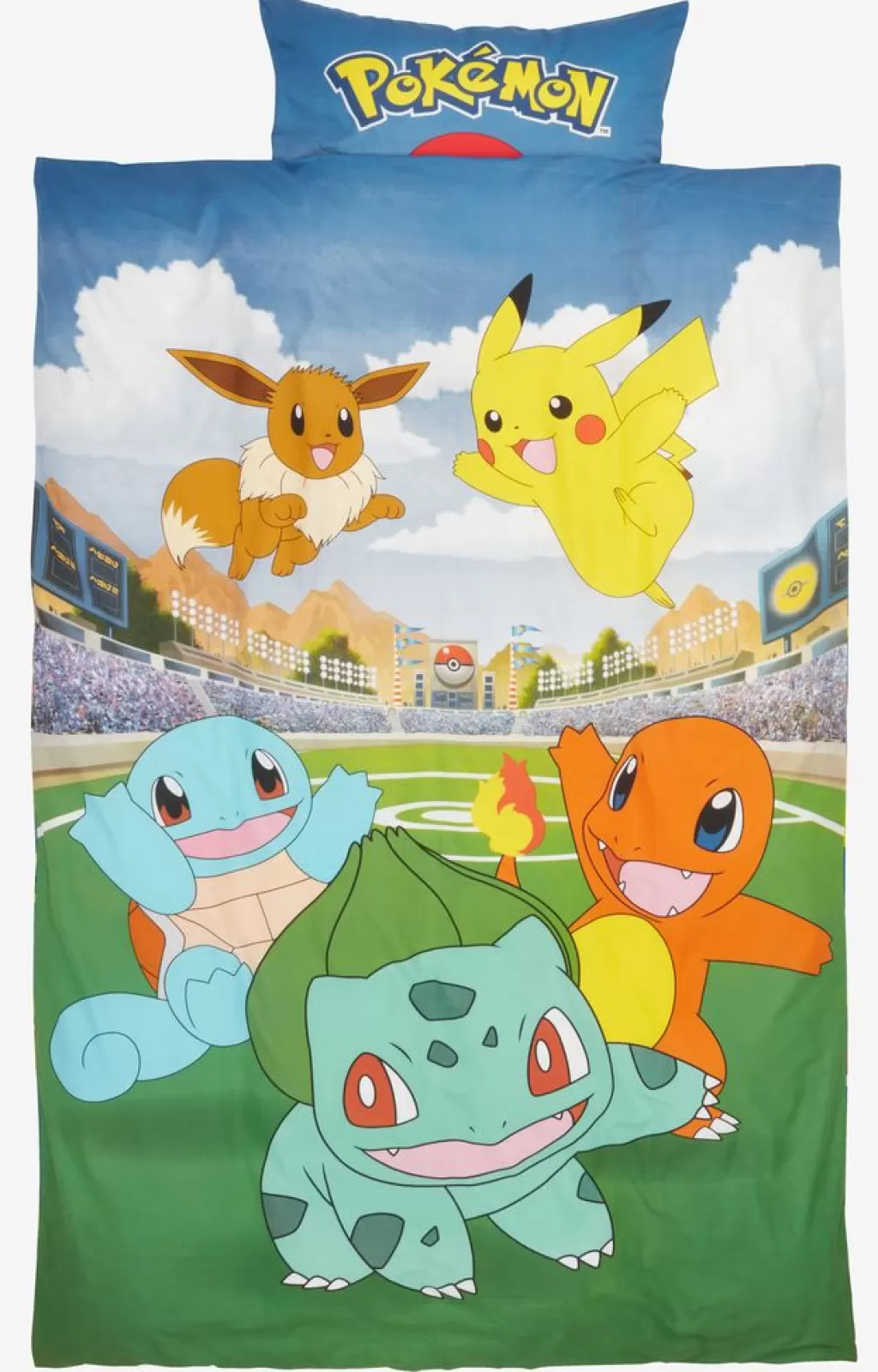 Discount POKEMON Komplet pościeli 140x200 niebieski