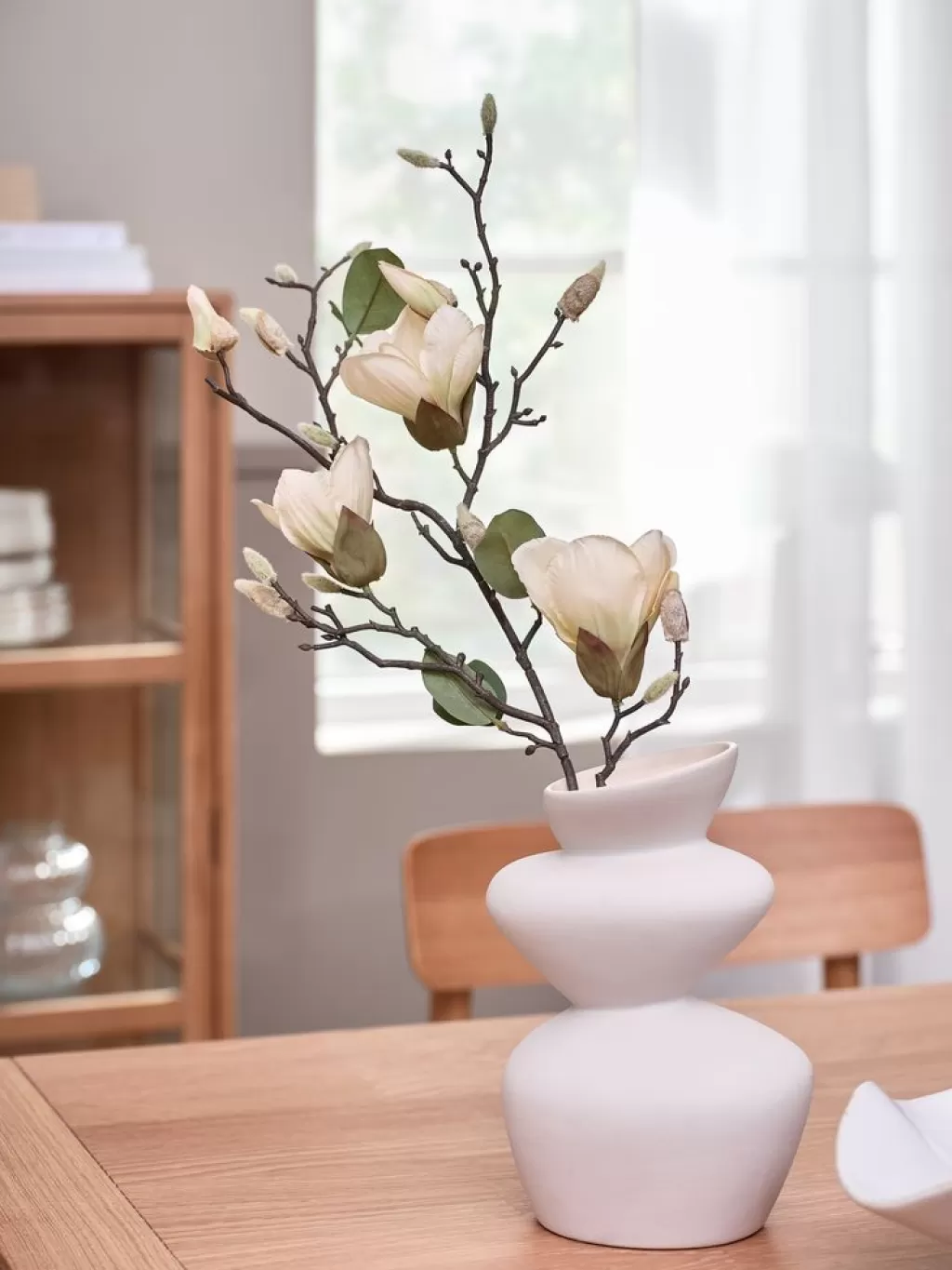 Outlet DIDRIK Kwiat sztuczny D85cm magnolia