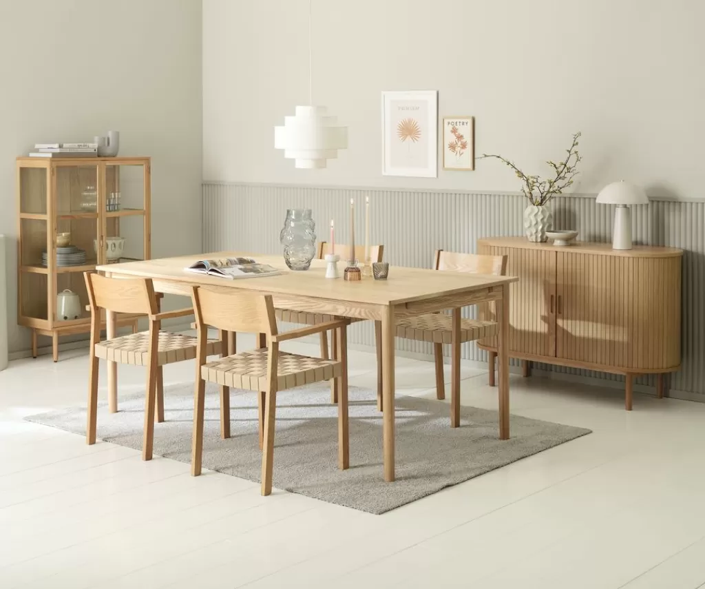 Store MARSTRUP + VADEHAVET MARSTRUP D190/280 stół dąb + 4 VADEHAVET krzesła dąb