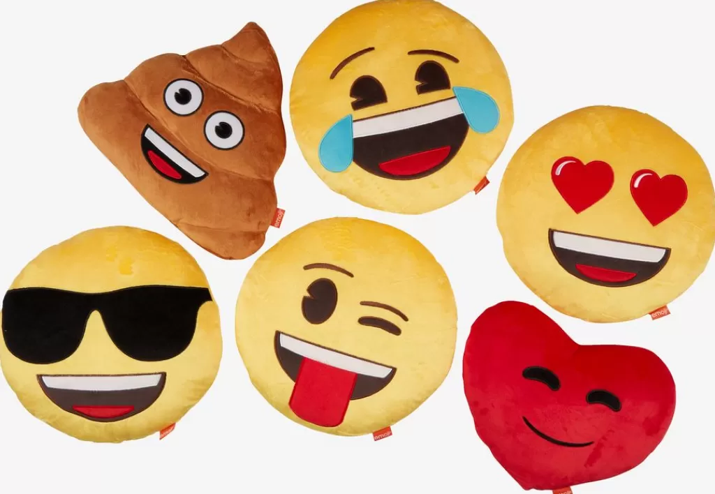 Best Sale EMOJI Poduszka ozdobna Ś35 mix