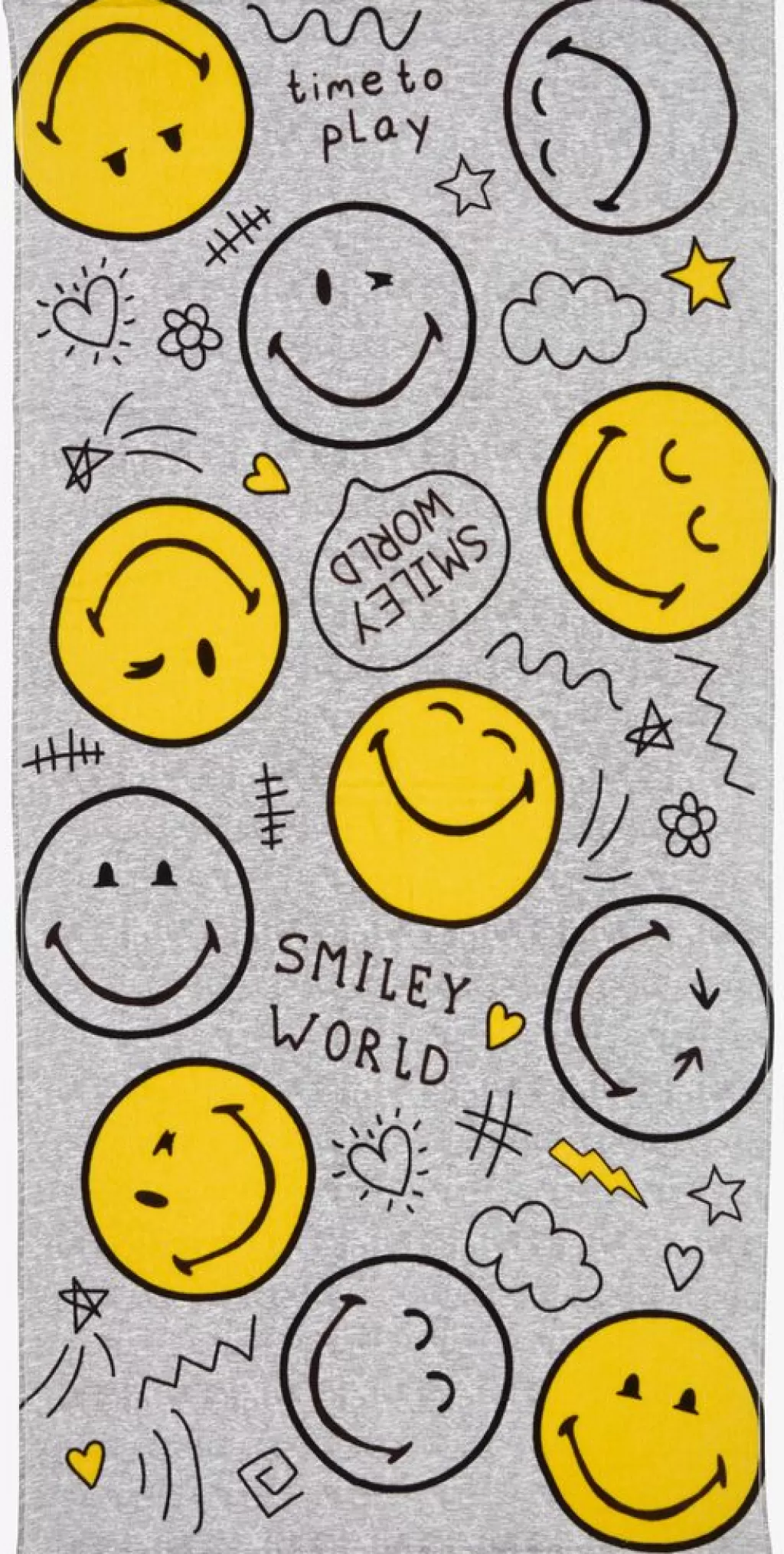 Flash Sale SMILEY Ręcznik welur 70x140