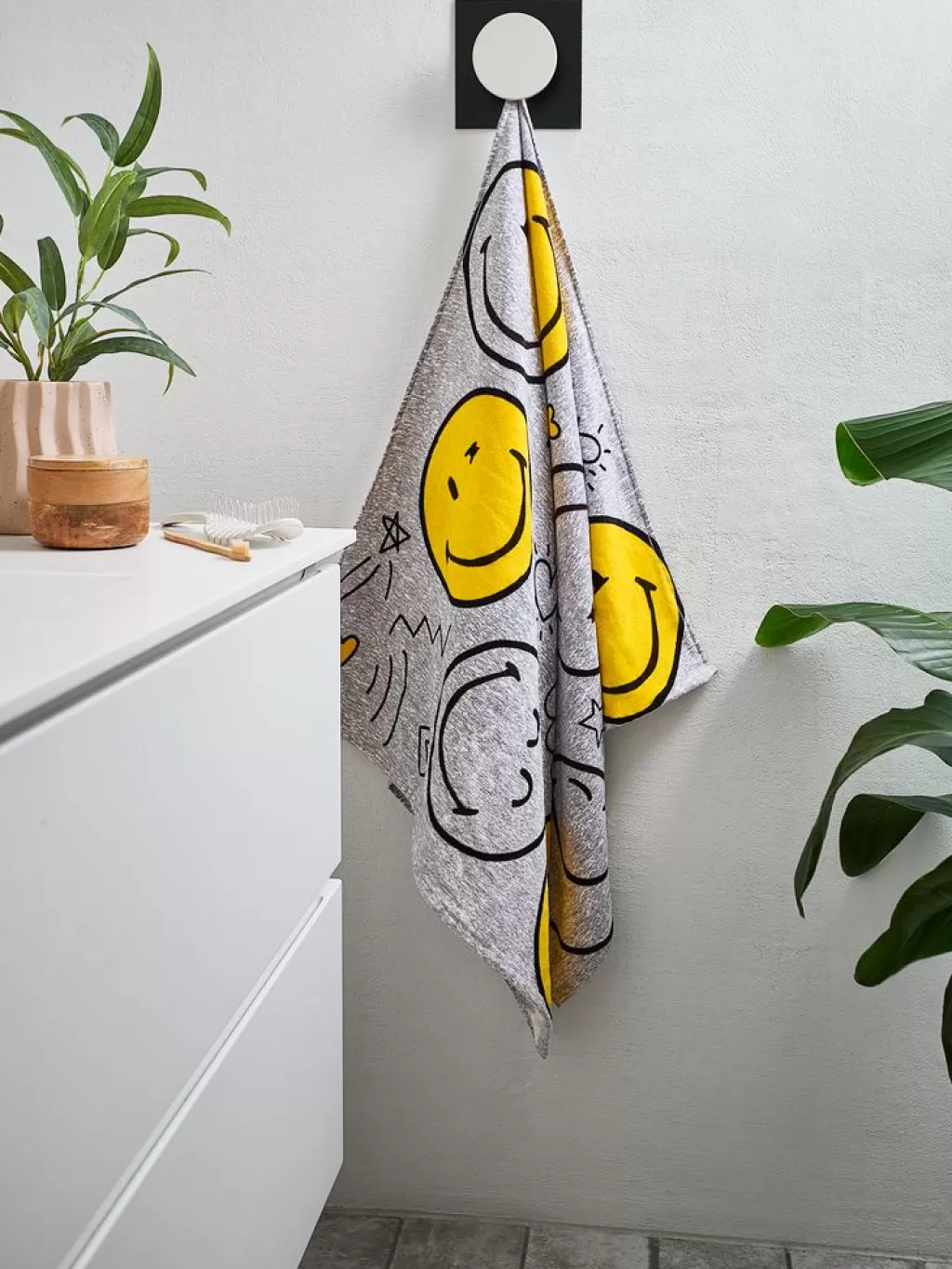 Flash Sale SMILEY Ręcznik welur 70x140