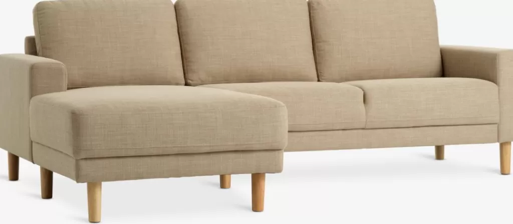 Fashion EGENSE Sofa szezlong tkanina /kolor dębu piaskowy